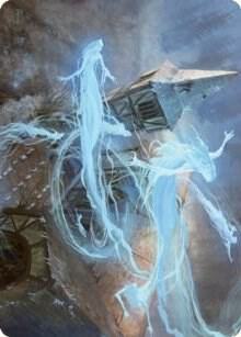 Hallowed Haunting Art Card - Art Series: Innistrad: Crimson Vow Magic: The Gathering trading card