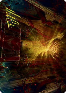Katilda, Dawnhart Martyr Art Card (Gold-Stamped Signature) - Art Series: Innistrad: Crimson Vow (ASVOW) #14 - Special Magic: The Gathering Trading Card