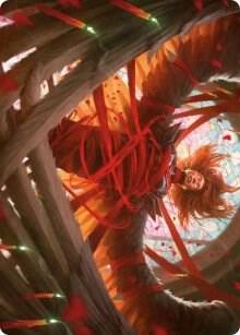 Sigarda's Imprisonment Art Card - Art Series: Innistrad: Crimson Vow Magic: The Gathering trading card