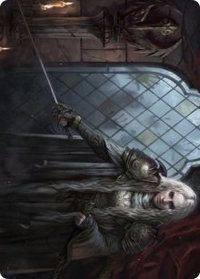 Thalia, Guardian of Thraben Art Card - Art Series: Innistrad: Crimson Vow (ASVOW) #18 - Special Magic: The Gathering Trading Card