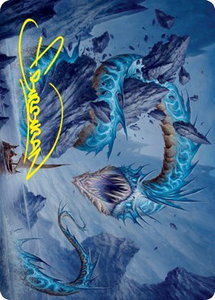 Biolume Serpent Art Card (Gold-Stamped Signature) - Art Series: Innistrad: Crimson Vow (ASVOW) #20 - Special Magic: The Gathering Trading Card
