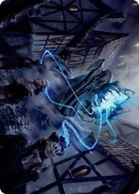 Dreamshackle Geist Art Card - Art Series: Innistrad: Crimson Vow (ASVOW) #22 - Special Magic: The Gathering Trading Card