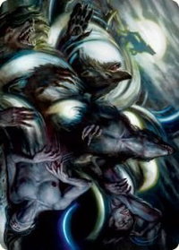 Lunar Rejection Art Card - Art Series: Innistrad: Crimson Vow (ASVOW) #23 - Special Magic: The Gathering Trading Card