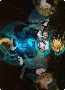 Witness the Future Art Card - Art Series: Innistrad: Crimson Vow (ASVOW) #27 - Special Magic: The Gathering Trading Card