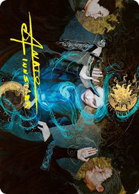 Witness the Future Art Card (Gold-Stamped Signature) - Art Series: Innistrad: Crimson Vow (ASVOW) #27 - Special Magic: The Gathering Trading Card