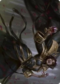 Bloodcrazed Socialite Art Card - Art Series: Innistrad: Crimson Vow (ASVOW) #28 - Special Magic: The Gathering Trading Card