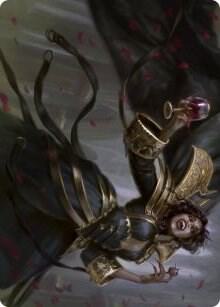 Bloodcrazed Socialite Art Card - Art Series: Innistrad: Crimson Vow Magic: The Gathering trading card