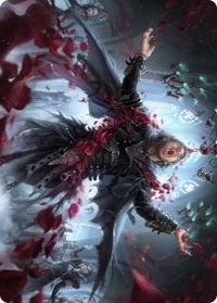 Bloodsoaked Reveler Art Card - Art Series: Innistrad: Crimson Vow (ASVOW) #29 - Special Magic: The Gathering Trading Card