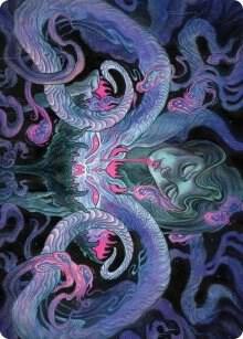 Demonic Bargain Art Card - Art Series: Innistrad: Crimson Vow Magic: The Gathering trading card