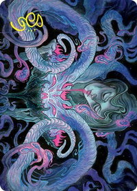 Demonic Bargain Art Card (Gold-Stamped Signature) - Art Series: Innistrad: Crimson Vow (ASVOW) #30 - Special Magic: The Gathering Trading Card