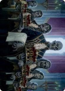 Dying to Serve Art Card - Art Series: Innistrad: Crimson Vow Magic: The Gathering trading card