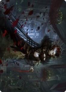 Falkenrath Forebear Art Card - Art Series: Innistrad: Crimson Vow Magic: The Gathering trading card