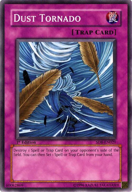 Dust Tornado trading card from Structure Deck: Lord of the Storm Dust Tornado - Structure Deck: Lord of the Storm YuGiOh trading card