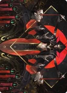 Gift of Fangs Art Card - Art Series: Innistrad: Crimson Vow Magic: The Gathering trading card