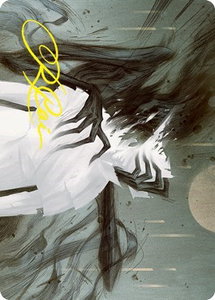 Parasitic Grasp Art Card (Gold-Stamped Signature) - Art Series: Innistrad: Crimson Vow (ASVOW) #36 - Special Magic: The Gathering Trading Card