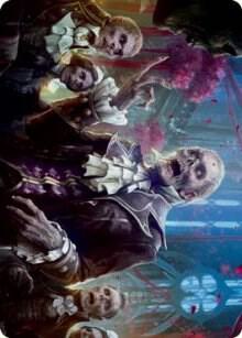 Undead Butler Art Card trading card from Art Series: Innistrad: Crimson Vow Undead Butler Art Card - Art Series: Innistrad: Crimson Vow Magic: The Gathering trading card