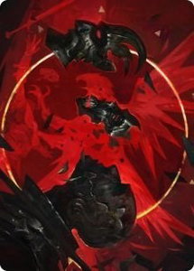 Abrade Art Card - Art Series: Innistrad: Crimson Vow (ASVOW) #38 - Special Magic: The Gathering Trading Card