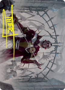 Cemetery Gatekeeper Art Card (Gold-Stamped Signature) - Art Series: Innistrad: Crimson Vow (ASVOW) #39 - Special Magic: The Gathering Trading Card