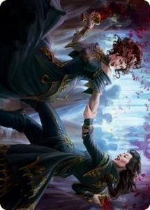 Falkenrath Celebrants (43/81) Art Card - Art Series: Innistrad: Crimson Vow (ASVOW) #43 - Special Magic: The Gathering Trading Card