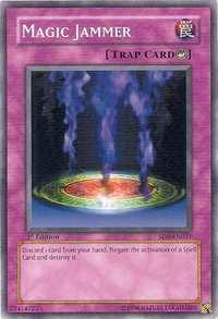 Magic Jammer - Structure Deck: Lord of the Storm  #SD8-EN031 - Common / Short Print YuGiOh Trading Card