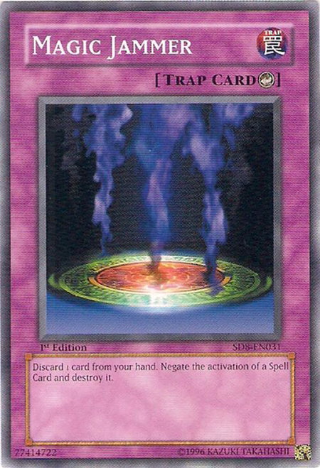 Magic Jammer trading card from Structure Deck: Lord of the Storm Magic Jammer - Structure Deck: Lord of the Storm YuGiOh trading card