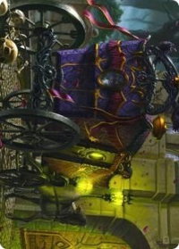 Honeymoon Hearse Art Card - Art Series: Innistrad: Crimson Vow (ASVOW) #45 - Special Magic: The Gathering Trading Card