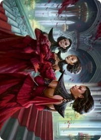 Olivia's Attendants Art Card - Art Series: Innistrad: Crimson Vow (ASVOW) #47 - Special Magic: The Gathering Trading Card