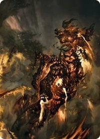 Pyre Spawn Art Card - Art Series: Innistrad: Crimson Vow (ASVOW) #48 - Special Magic: The Gathering Trading Card