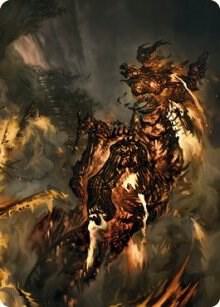 Pyre Spawn Art Card trading card from Art Series: Innistrad: Crimson Vow Pyre Spawn Art Card - Art Series: Innistrad: Crimson Vow Magic: The Gathering trading card