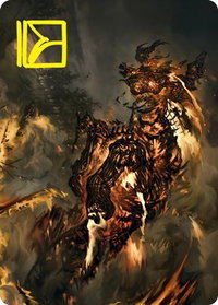 Pyre Spawn Art Card (Gold-Stamped Signature) - Art Series: Innistrad: Crimson Vow (ASVOW) #48 - Special Magic: The Gathering Trading Card