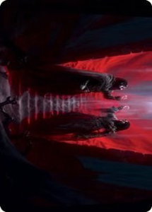 Vampires' Vengeance Art Card - Art Series: Innistrad: Crimson Vow (ASVOW) #49 - Special Magic: The Gathering Trading Card