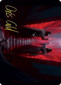 Vampires' Vengeance Art Card (Gold-Stamped Signature) - Art Series: Innistrad: Crimson Vow (ASVOW) #49 - Special Magic: The Gathering Trading Card