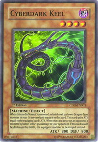 Cyberdark Keel - Cyberdark Impact (CDIP) #CDIP-EN003 - Super Rare YuGiOh Trading Card