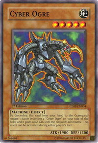 Cyber Ogre - Cyberdark Impact (CDIP) #CDIP-EN004 - Common / Short Print YuGiOh Trading Card