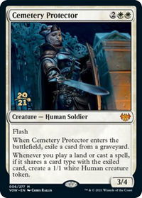 Cemetery Protector - Prerelease Cards (PRE) #6s - Mythic Magic: The Gathering Trading Card