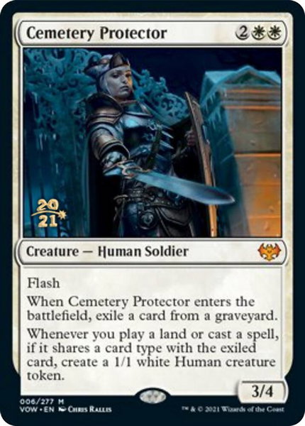 Cemetery Protector - Prerelease Cards Magic: The Gathering trading card