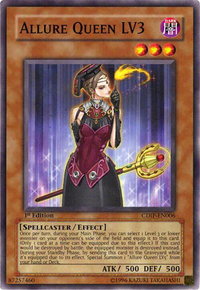 Allure Queen LV3 - Cyberdark Impact (CDIP) #CDIP-EN006 - Common / Short Print YuGiOh Trading Card