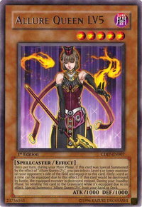 Allure Queen LV5 - Cyberdark Impact (CDIP) #CDIP-EN007 - Rare YuGiOh Trading Card