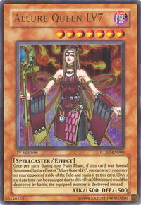 Allure Queen LV7 - Cyberdark Impact (CDIP) #CDIP-EN008 - Ultra Rare YuGiOh Trading Card