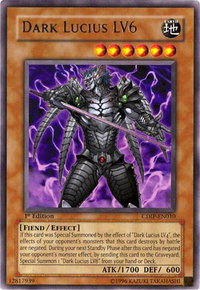 Dark Lucius LV6 - Cyberdark Impact (CDIP) #CDIP-EN010 - Rare YuGiOh Trading Card