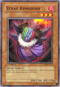 Stray Asmodian - Cyberdark Impact (CDIP) #CDIP-EN012 - Common / Short Print YuGiOh Trading Card