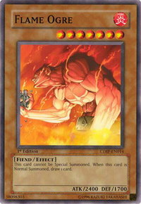 Flame Ogre - Cyberdark Impact (CDIP) #CDIP-EN014 - Common / Short Print YuGiOh Trading Card