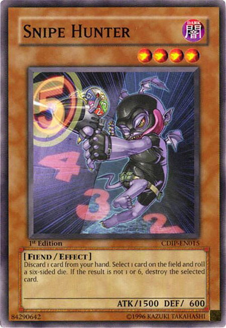 Snipe Hunter - Cyberdark Impact YuGiOh trading card