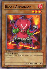 Blast Asmodian - Cyberdark Impact (CDIP) #CDIP-EN016 - Common / Short Print YuGiOh Trading Card
