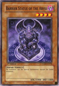Barrier Statue of the Abyss - Cyberdark Impact (CDIP) #CDIP-EN018 - Common / Short Print YuGiOh Trading Card