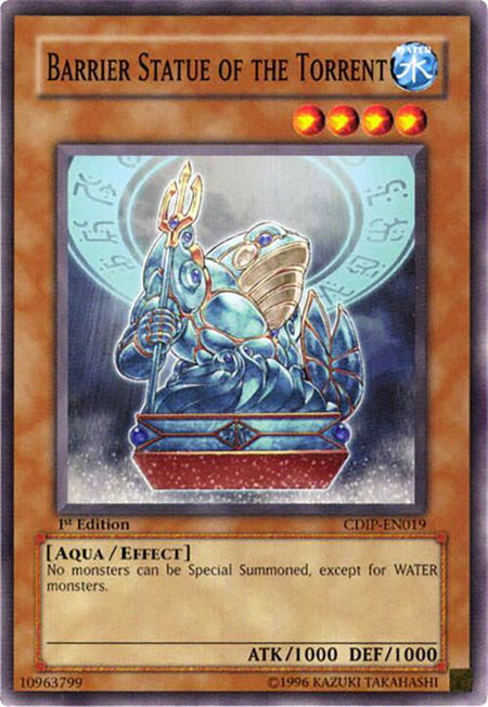 Barrier Statue of the Torrent - Cyberdark Impact YuGiOh trading card