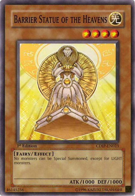 Barrier Statue of the Heavens - Cyberdark Impact YuGiOh trading card