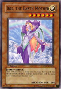 Iris, the Earth Mother - Cyberdark Impact (CDIP) #CDIP-EN025 - Rare YuGiOh Trading Card