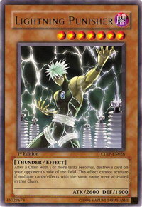 Lightning Punisher - Cyberdark Impact (CDIP) #CDIP-EN026 - Rare YuGiOh Trading Card