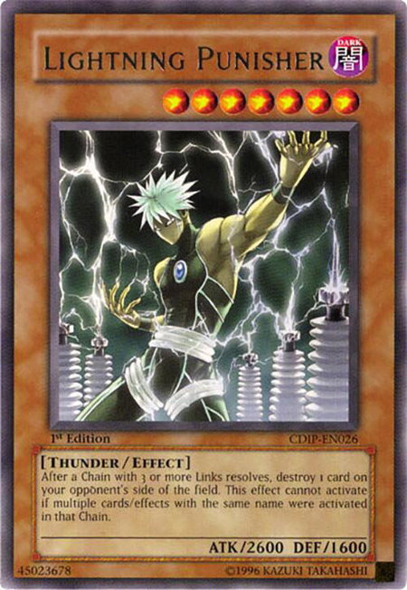 Lightning Punisher - Cyberdark Impact YuGiOh trading card